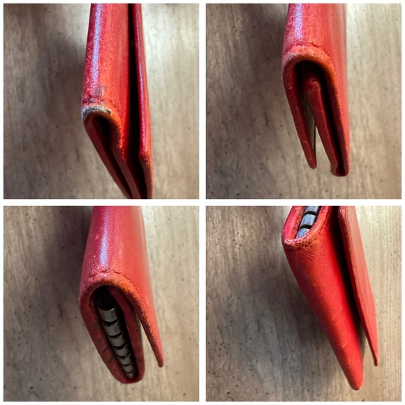 Gucci Vintage Red Leather Key Holder Wallet - Picture 9 of 11